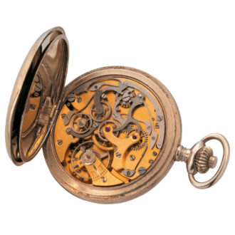 English white metal chronograph pocket watch Circa 1950
