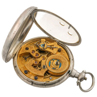 Swiss silver pocket watch for the Chinese market Circa 1890