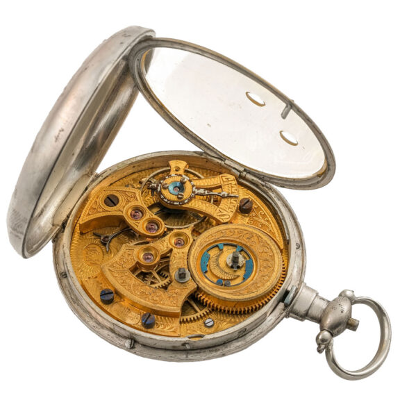 Swiss silver pocket watch for the Chinese market Circa 1890 Swiss silver pocket watch for the Chinese market Circa 1890