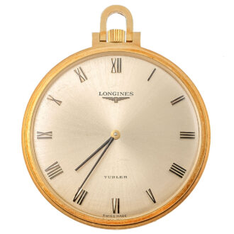 Small Swiss gold open faced lever pocket watch Circa 1970