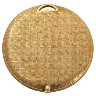 Swiss 18K yellow gold open faced dress watch Circa 1960