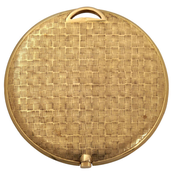 Swiss 18K yellow gold open faced dress watch Circa 1960 Swiss 18K yellow gold open faced dress watch Circa 1960