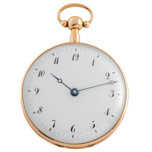 French 18K gold quarter repeating pocket watch Circa 1820