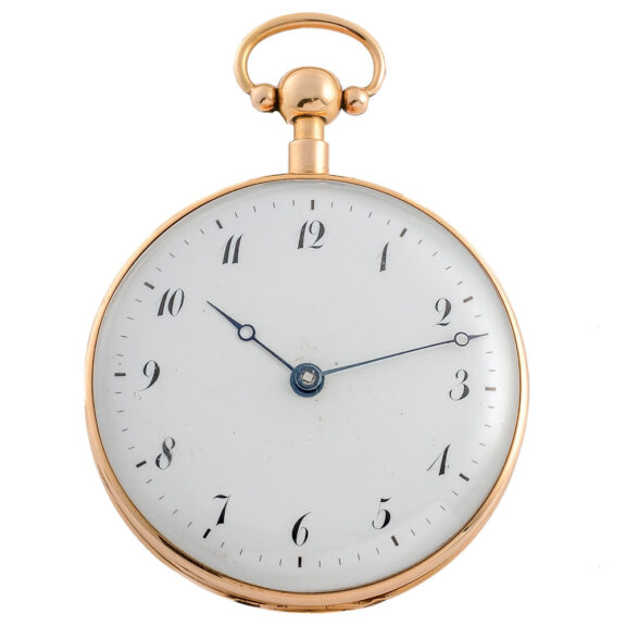 French 18K gold quarter repeating pocket watch Circa 1820