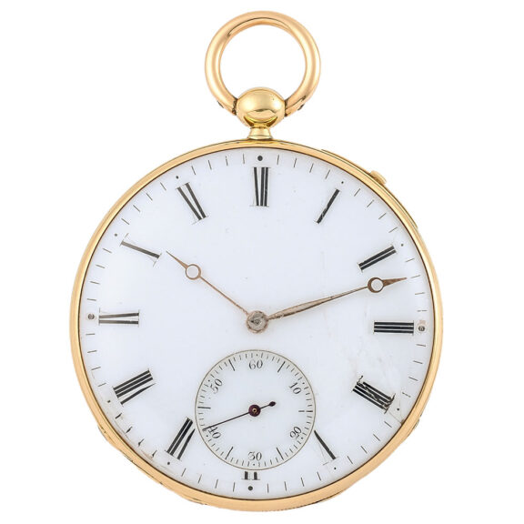 French 18K gold quarter repeating pocket watch Circa 1830