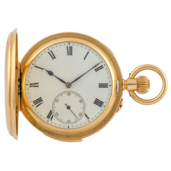 Historical Swiss gold repeating pocket watch Circa 1900