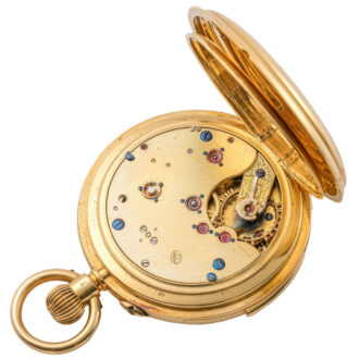 Historical Swiss gold repeating pocket watch Circa 1900