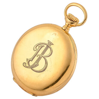 Swiss gold open faced lady's pendant watch Circa 1900