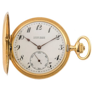 Swiss gold hunting cased keyless pocket watch Circa 1930