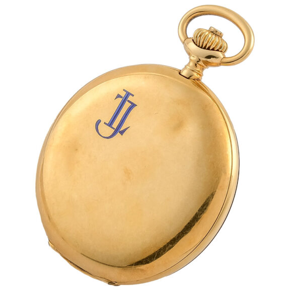 Swiss gold hunting cased keyless pocket watch Circa 1930 Swiss gold hunting cased keyless pocket watch Circa 1930