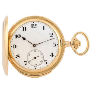 Swiss 18K gold minute repeating pocket watch Circa 1900Swiss 18K gold minute repeating pocket watch Circa 1900