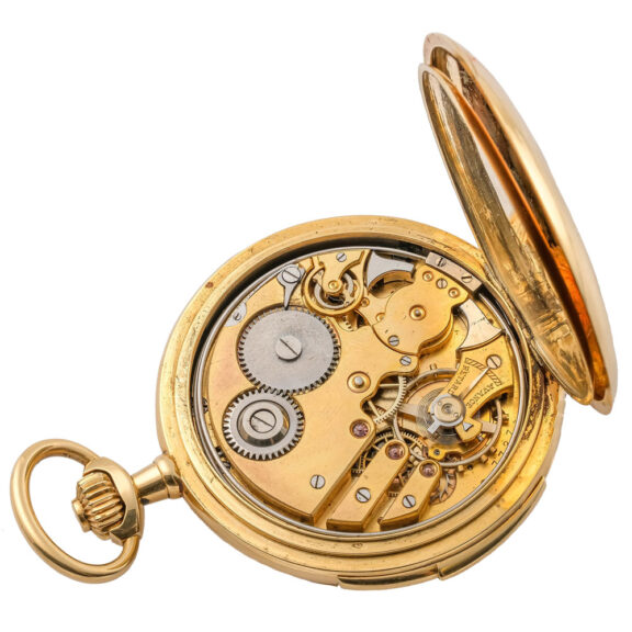 Swiss 18K gold minute repeating pocket watch Circa 1900 Swiss 18K gold minute repeating pocket watch Circa 1900