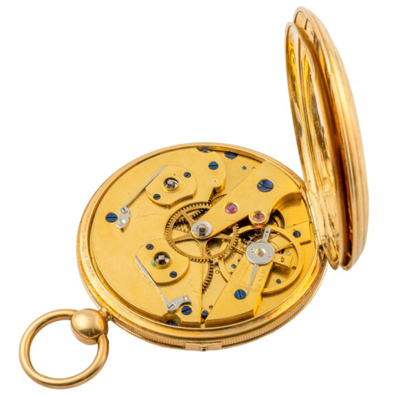 French gold watch with independent seconds Circa 1830 French gold watch with independent seconds Circa 1830