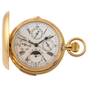 Swiss gold watch with six horological complications Circa 1900