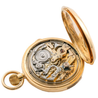 Swiss gold watch with six horological complications Circa 1900 Swiss gold watch with six horological complications Circa 1900