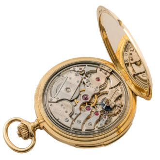 Swiss 18K gold minute repeating pocket watch Circa 1900