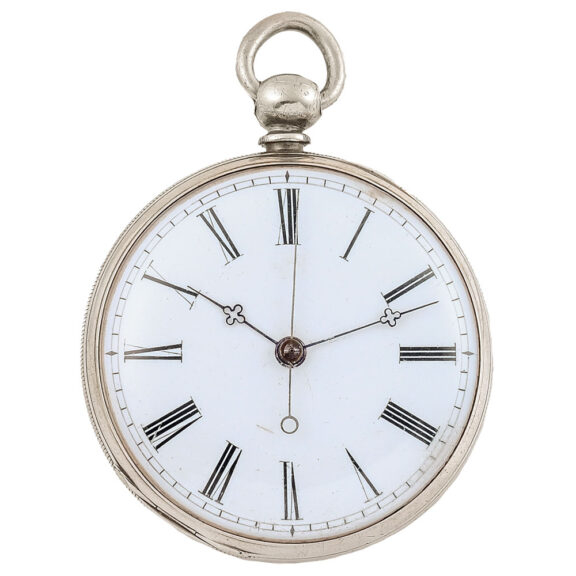 Swiss silver duplex made for the Chinese market Circa 1880