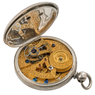 Swiss silver duplex made for the Chinese market Circa 1880