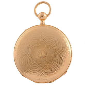 Swiss 18K gold quarter repeating pocket watch Circa 1810