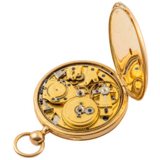 Swiss 18K gold quarter repeating pocket watch Circa 1810