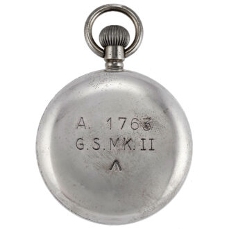 Swiss stainless steel military pocket watch Circa 1930