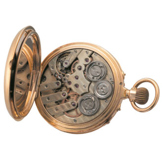Swiss gold complicated watch for the Turkish market Circa 1890
