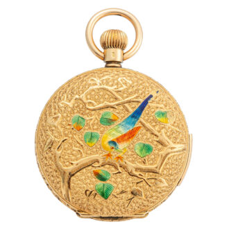 Swiss gold exotic watch for the Chinese market Circa 1900
