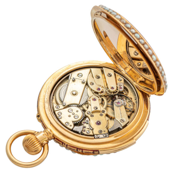 Charming Swiss gold watch for the Chinese market Circa 1890 Charming Swiss gold watch for the Chinese market Circa 1890