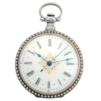 Swiss silver watch made for the Chinese market Circa 1880