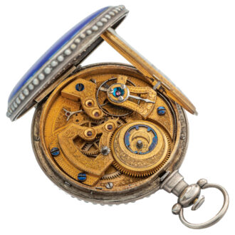 Swiss silver watch made for the Chinese market Circa 1880