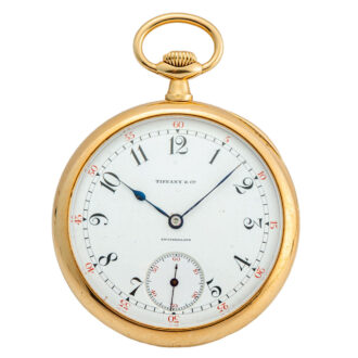 Swiss gold extra quality keyless pocket watch Circa 1910