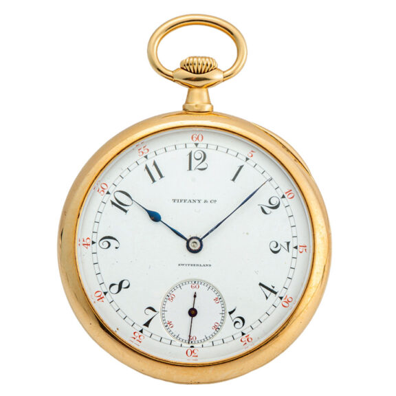 Swiss gold extra quality keyless pocket watch Circa 1910