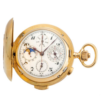 Swiss gold complicated watch for the Spanish market Circa 1910