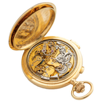 Swiss gold complicated watch for the Spanish market Circa 1910