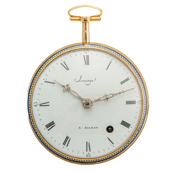 Swiss gold watch made for the Spanish market Circa 1790