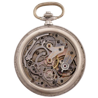 Swiss stainless steel staybrite chronograph Circa 1940