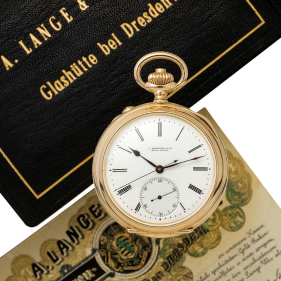 German 18 carat gold chronograph pocket watch Circa 1885 German 18 carat gold chronograph pocket watch Circa 1885