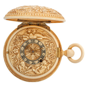 Rare German Mammoth bone verge pocket watch Circa 1900