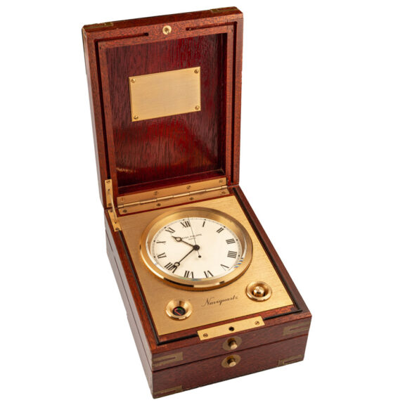 Swiss Naviquartz III center seconds chronometer Circa 1975