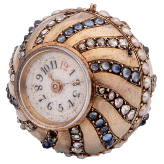 Swiss gilt silver Boule de Genève pendant watch Circa 1900