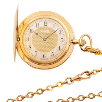 Swiss 18 carat gold hunting cased pocket watch Circa 1920
