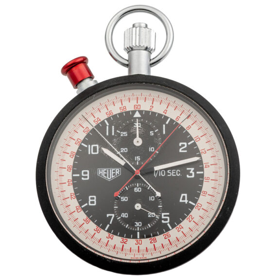 Large Swiss metal split second chronograph Circa 1965
