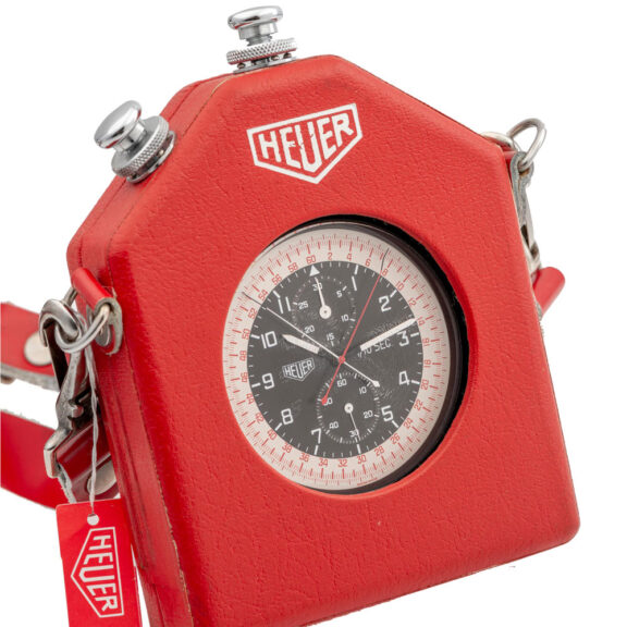 Large Swiss metal split second chronograph Circa 1965 Large Swiss metal split second chronograph Circa 1965