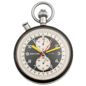 Swiss stainless steel watch with chronograph Circa 1965