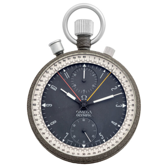 Swiss metal Olympic split second chronograph Circa 1965