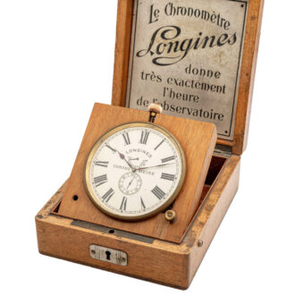 Swiss brass chronometer with 36h power reserve Circa 1935