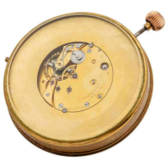 Swiss brass chronometer with 36h power reserve Circa 1935 Swiss brass chronometer with 36h power reserve Circa 1935