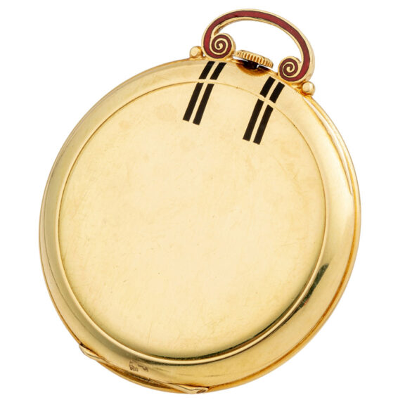 Swiss gold open faced Art Deco dress watch Circa 1930 Swiss gold open faced Art Deco dress watch Circa 1930