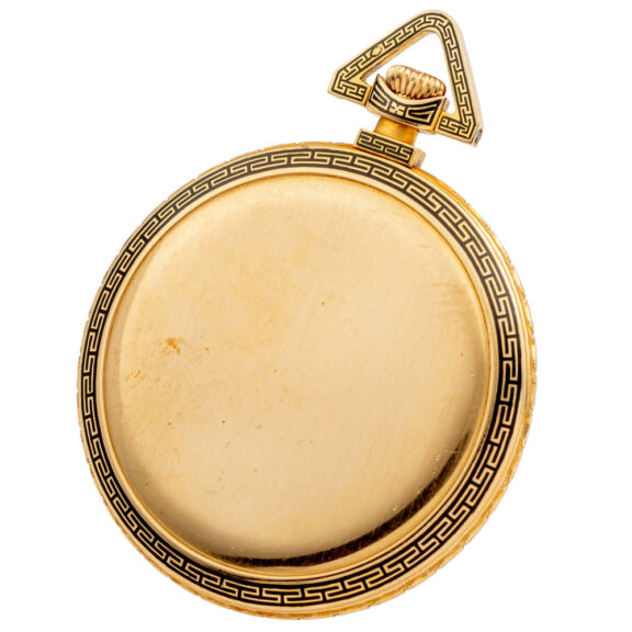Swiss gold and enamel Art Deco dress watch Circa 1930 Swiss gold and enamel Art Deco dress watch Circa 1930