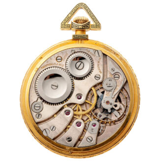 Swiss gold and enamel Art Deco dress watch Circa 1930